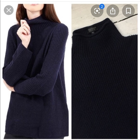 Topshop Turtleneck Sweater - Picture 1 of 2